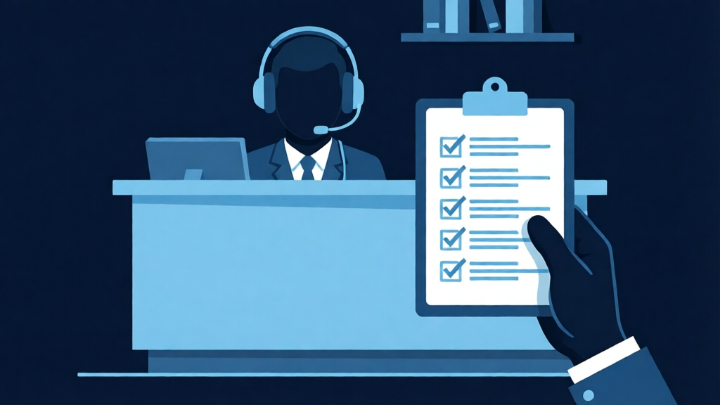 Контроль администратора клиники по звонкам и чек-листу